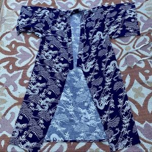 Japanese Kimono in Navy Blue